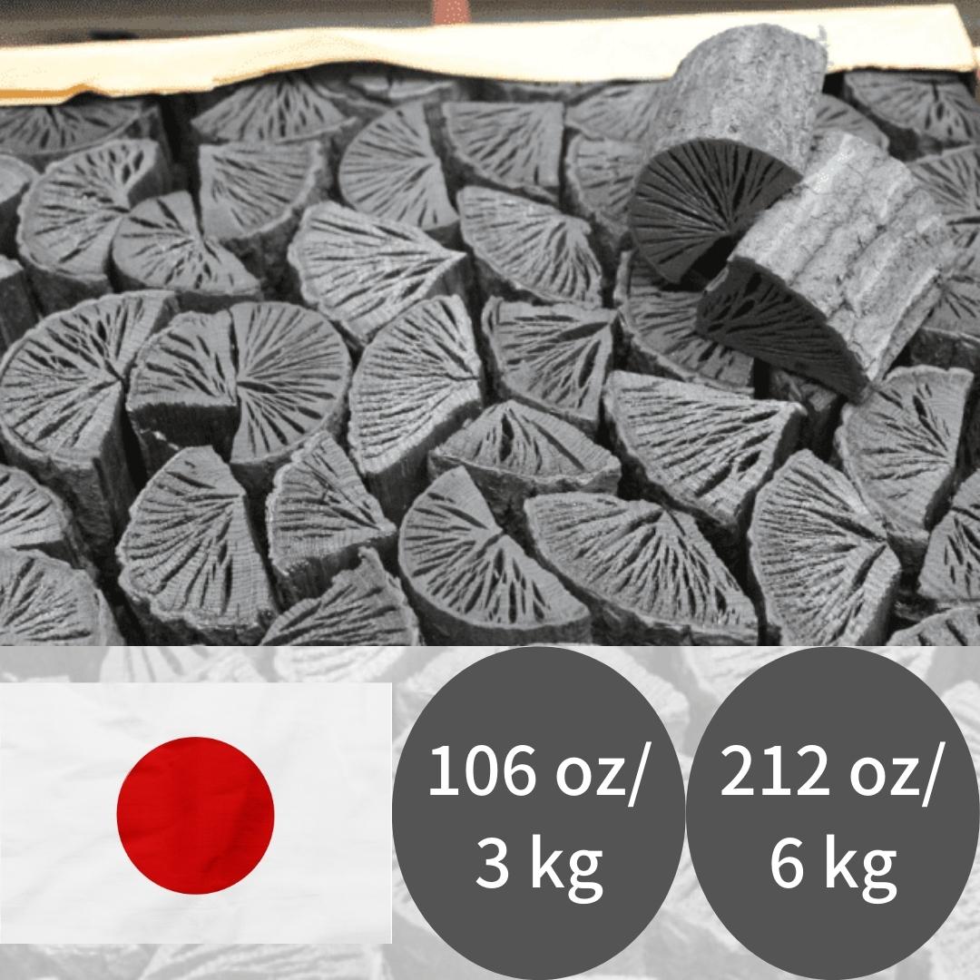 Charcoal Japanese High-grade / Oak tree - 2 size - L 2 in (6 cm) / BBQ, Outdoor, Charcoal grill, Yakitori - Kitchen DIY Tokyo