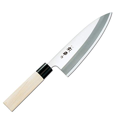 FUJI CUTLERY Narihira #9000 Deba Knife [Single-edged] 18cm (FC-73) - Kitchen DIY Tokyo