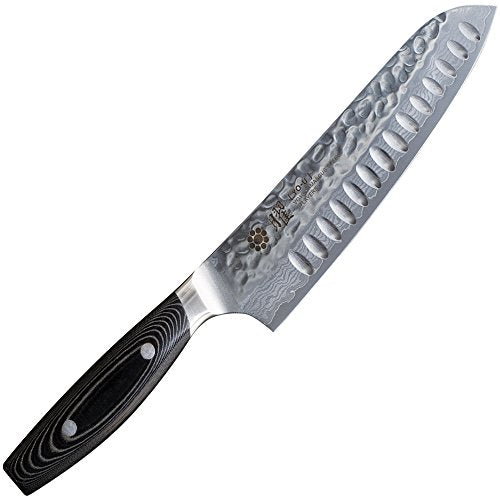 Yaksel Santoku Knife 16.5cm Damascus 37-layer steel - Kitchen DIY Tokyo