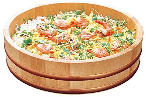 Yamako Natural wood Sushi tub 6 size 2 type (w/, w/o Lid) - Kitchen DIY Tokyo