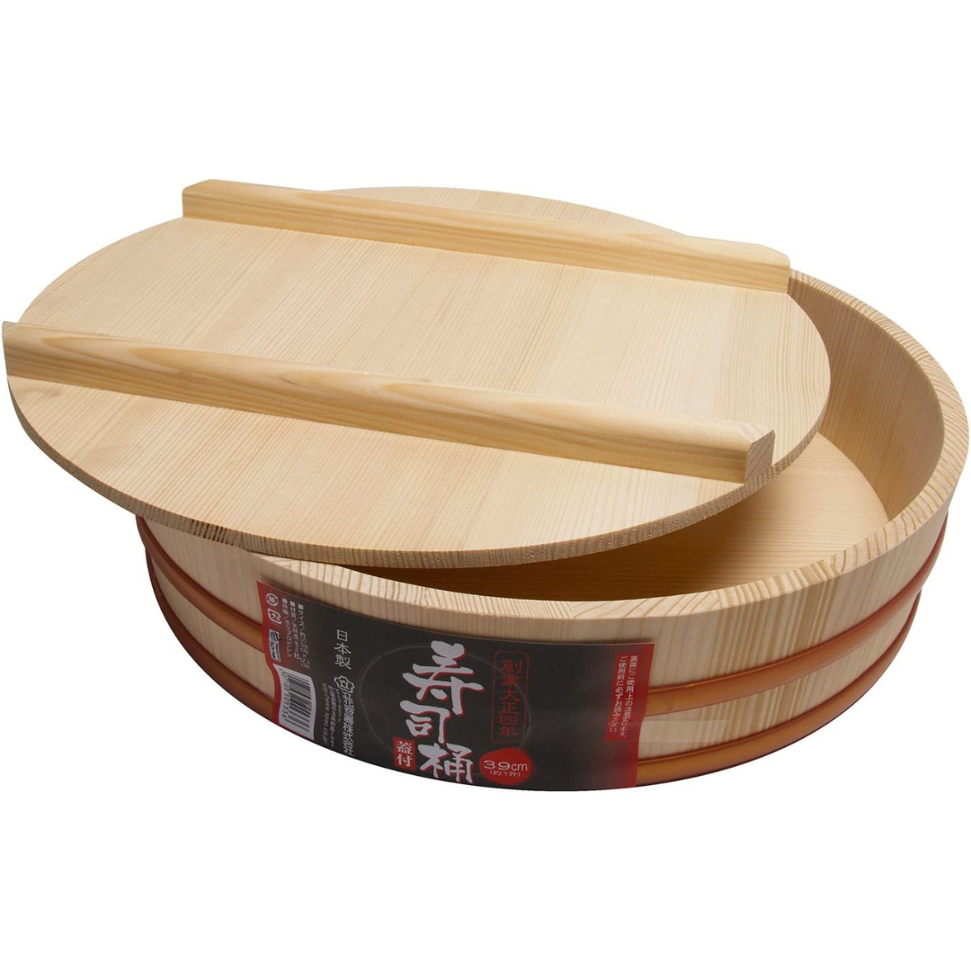 Container Tab Sushi Sashimi Fish w Lid - 10 inc. / 27 cm Tachibana Japanese Wood / TACHIBANA - Kitchen DIY Tokyo