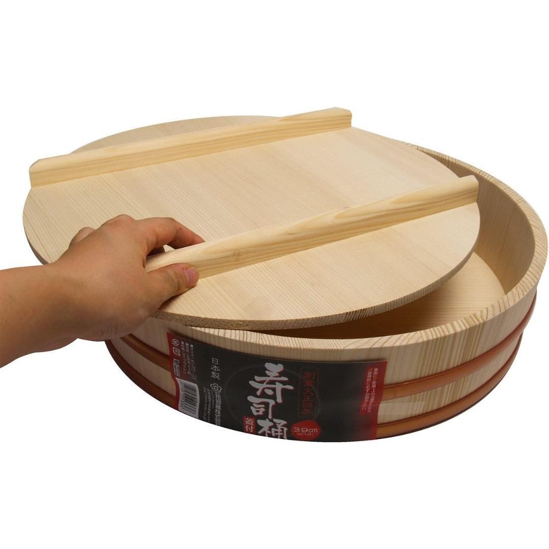 Container Tab Sushi Sashimi Fish w Lid - 10 inc. / 27 cm Tachibana Japanese Wood / TACHIBANA - Kitchen DIY Tokyo